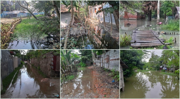 দখল-দূষণে মৃতপ্রায় খানজাহানপল্লী-গোবরদিয়ার বাতিবাড়ী খাল